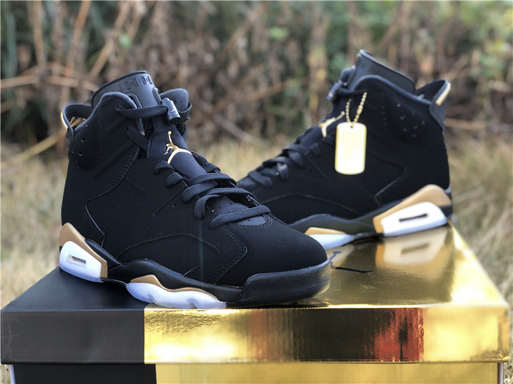 2020 Air Jordan 6 DMP Retro Black Gold